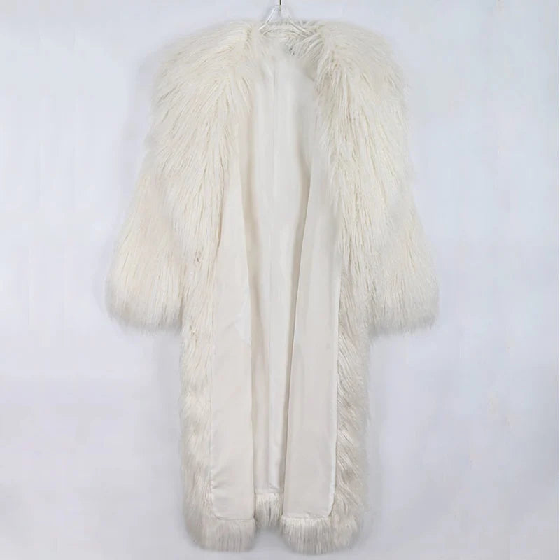 Manteau Impérial d’Hiver – Long Effet Fourrure