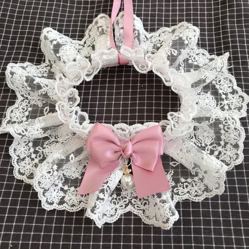 Le Col de la Petite Héritière — Collier en Dentelle pour Chat & Chien