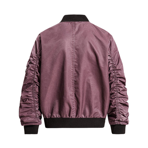 Blouson bomber gothique homme à fermoirs métalliques