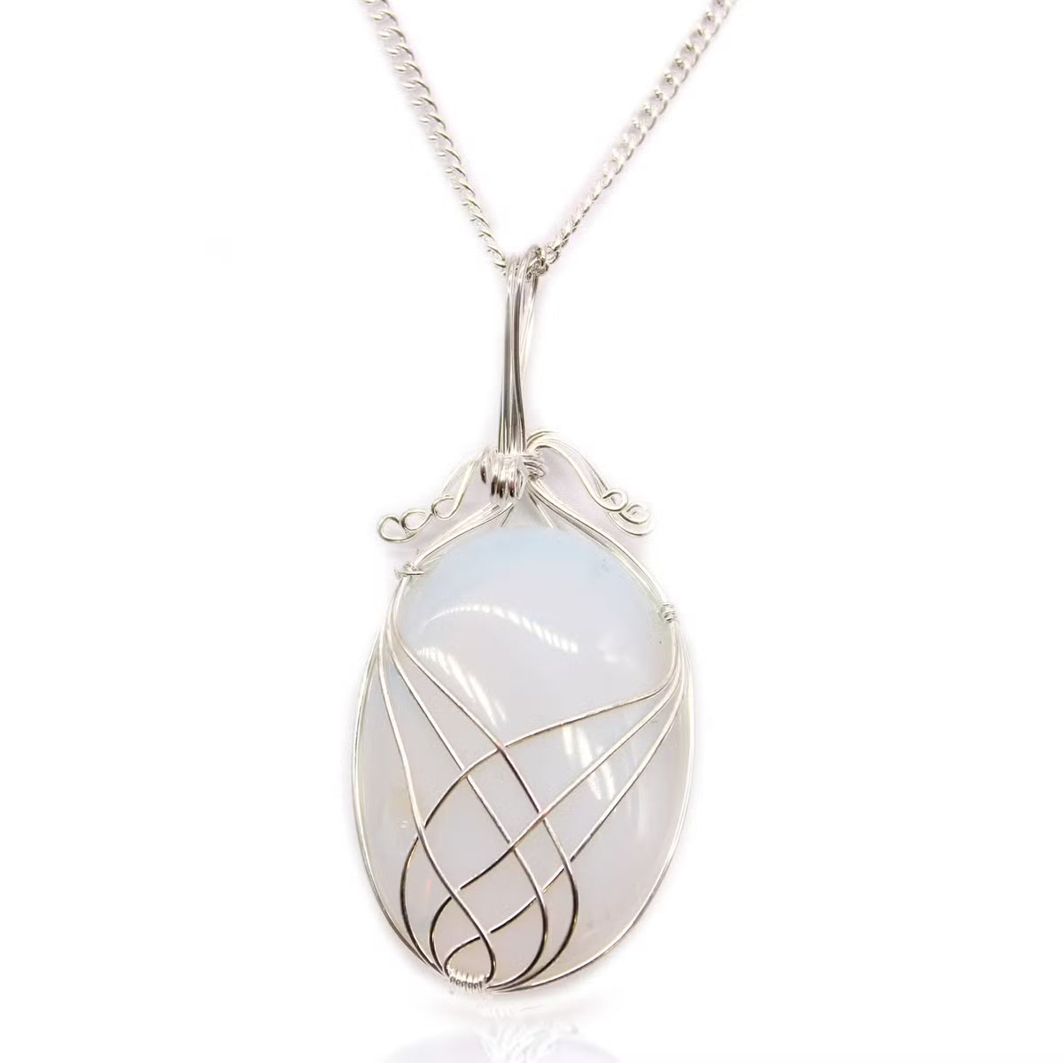Lueur des Abysses — Pendentif opalescent