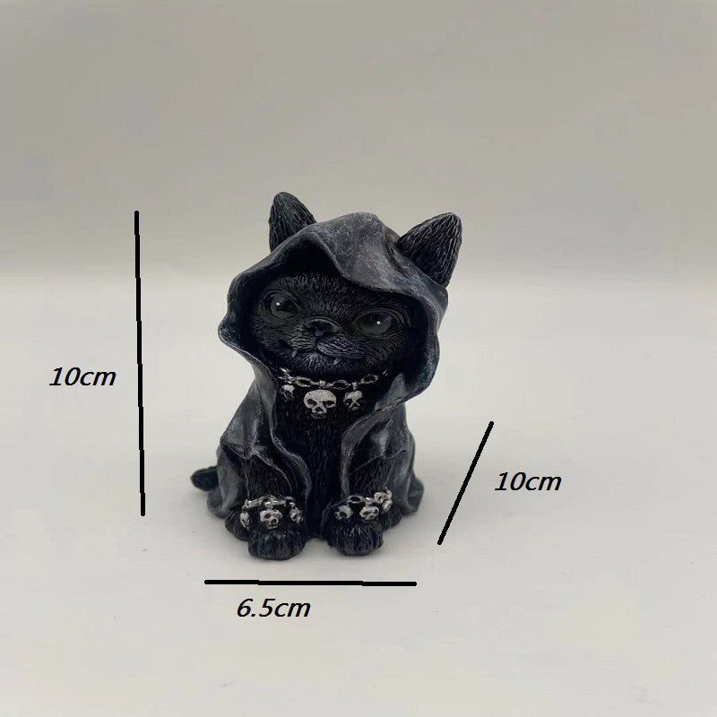 Les Familiers Enchantés — Figurines Chats Sorciers en Résine