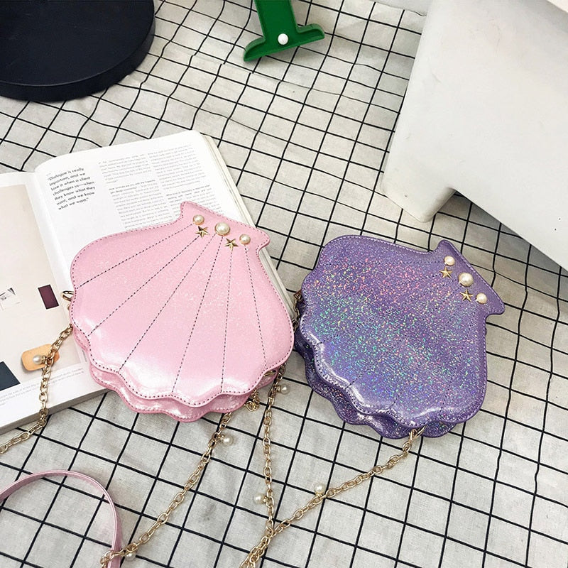 Écrin de Nacre – Sac Coquillage Perlé
