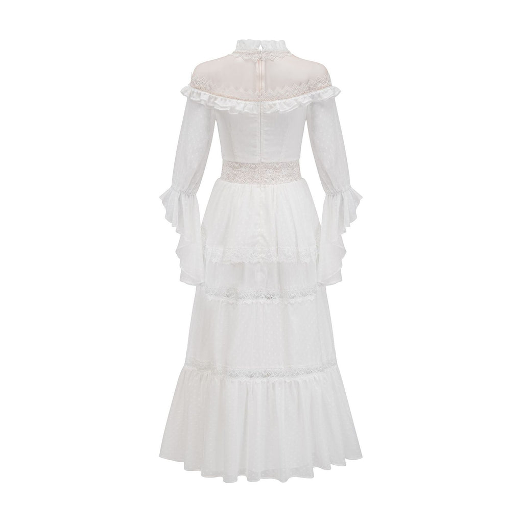 🖤 Robe gothique victorienne « L’Apparition » – Noire ou Blanche