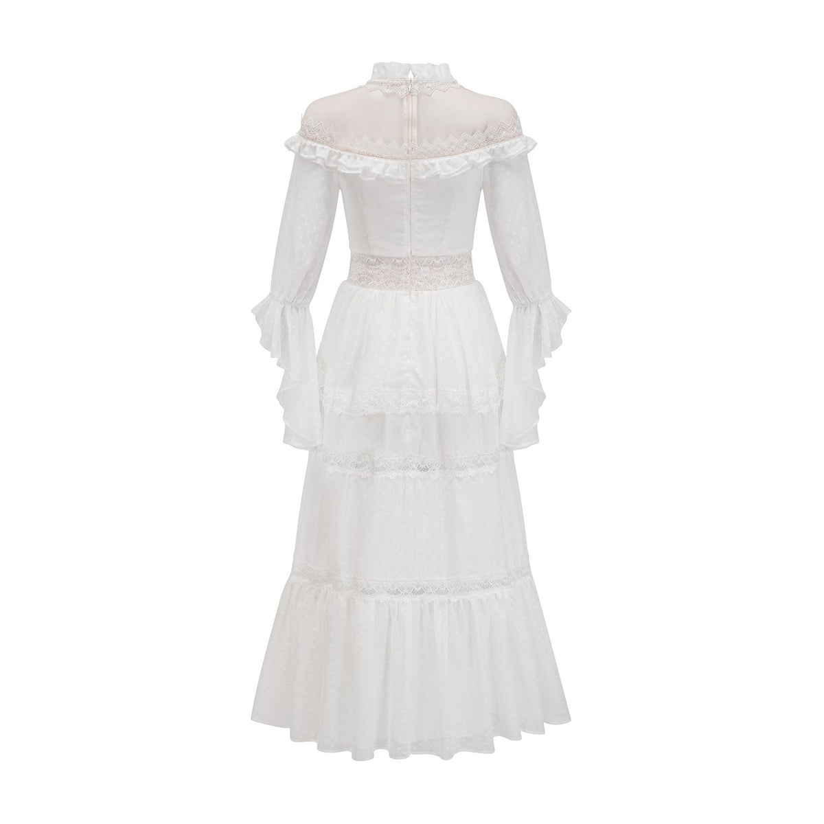 🖤 Robe gothique victorienne « L’Apparition » – Noire ou Blanche