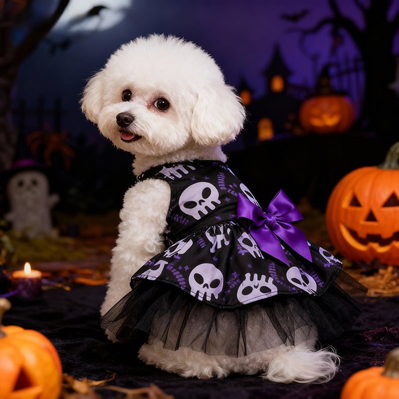 Petite Sorcière des Ombres – Robe Halloween pour Chien & Chat