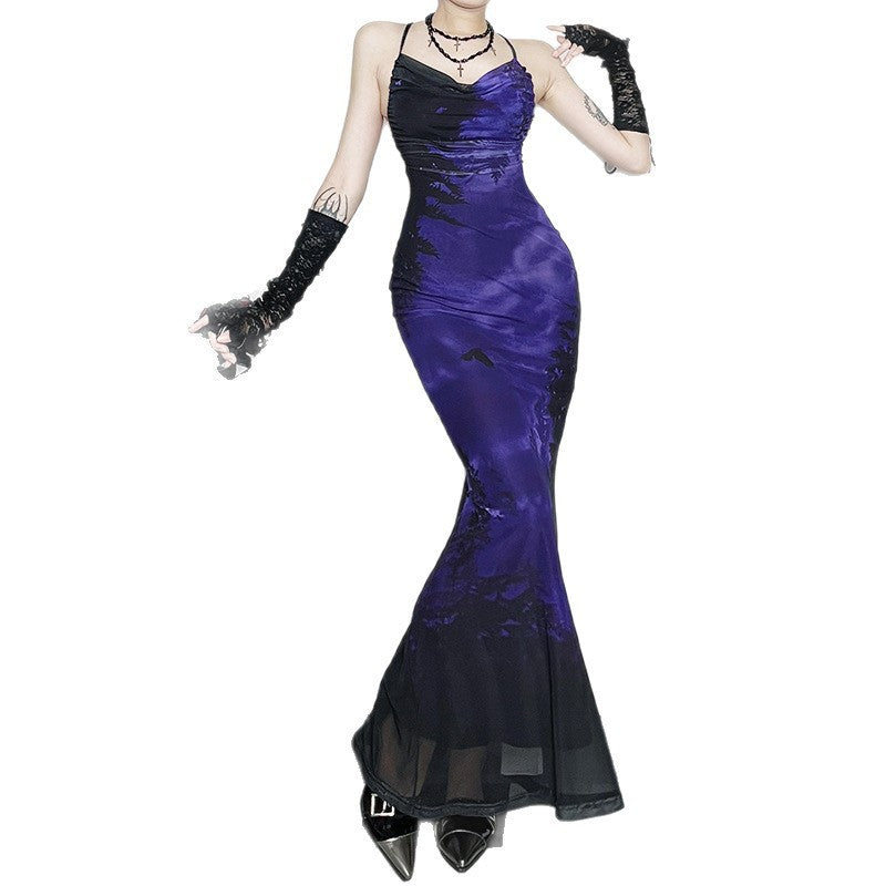 Robe Sirène Violet Nocturne – Dark Forest