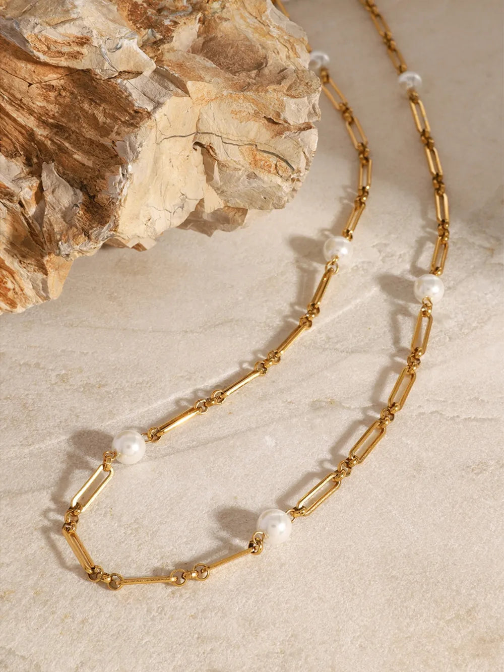Collier Perles du Boudoir – Chaîne Longue