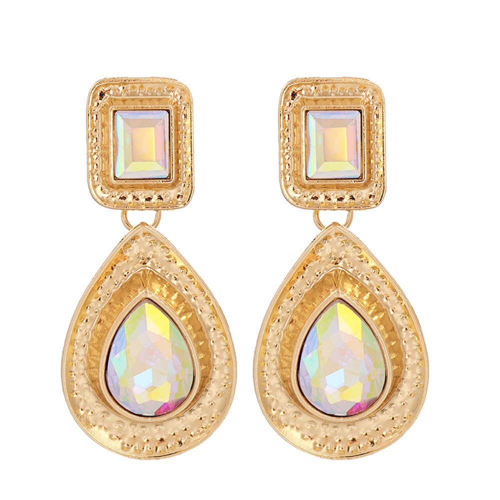 Les Larmes de la Diseuse de Bonne Aventure — Boucles d’Oreilles Cristal