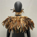 Night Plumes Collar — Gothic Shoulder Cape