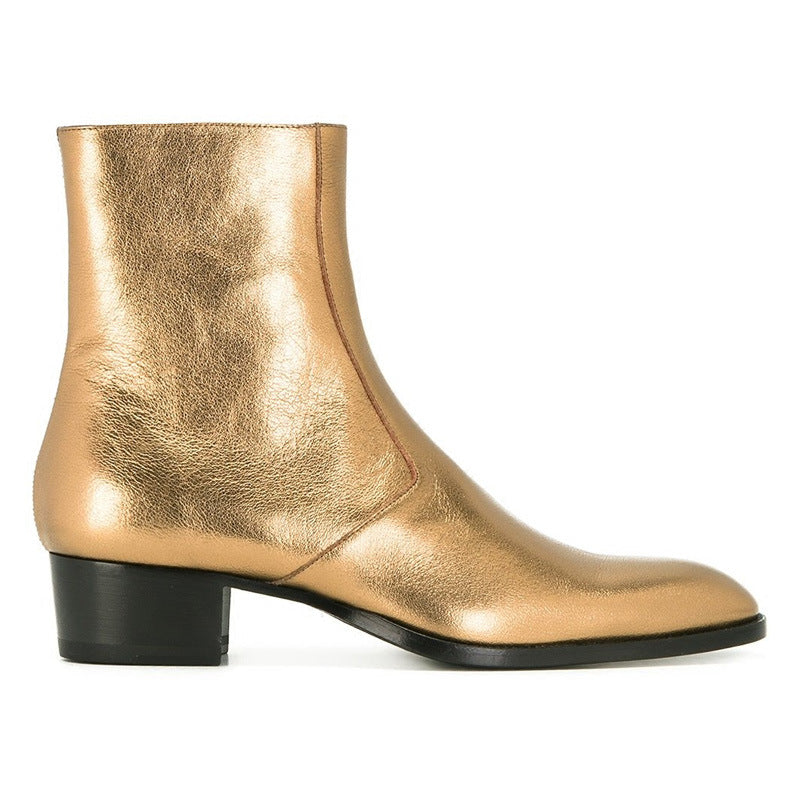 Bottines Homme Or Impérial – Dandy des Ombres