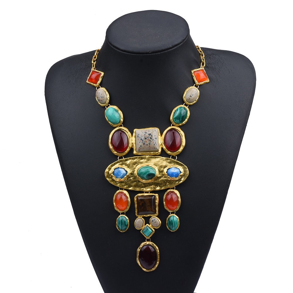 Le Trésor de la Bohémienne — Collier Baroque Multicolore