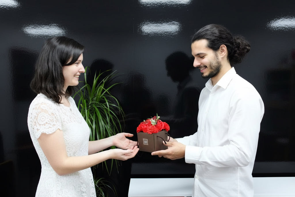 🌹 Bouquet de Fleurs de Savon – Jardin Pourpre