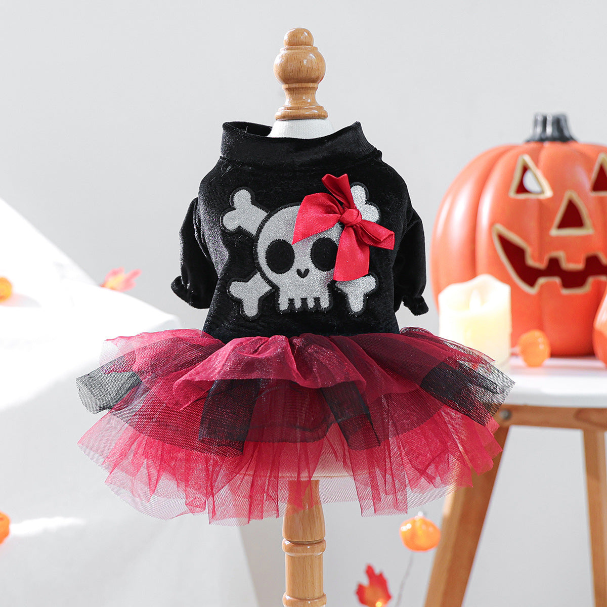 La Petite Pirate des Ombres — Robe Halloween pour Chien