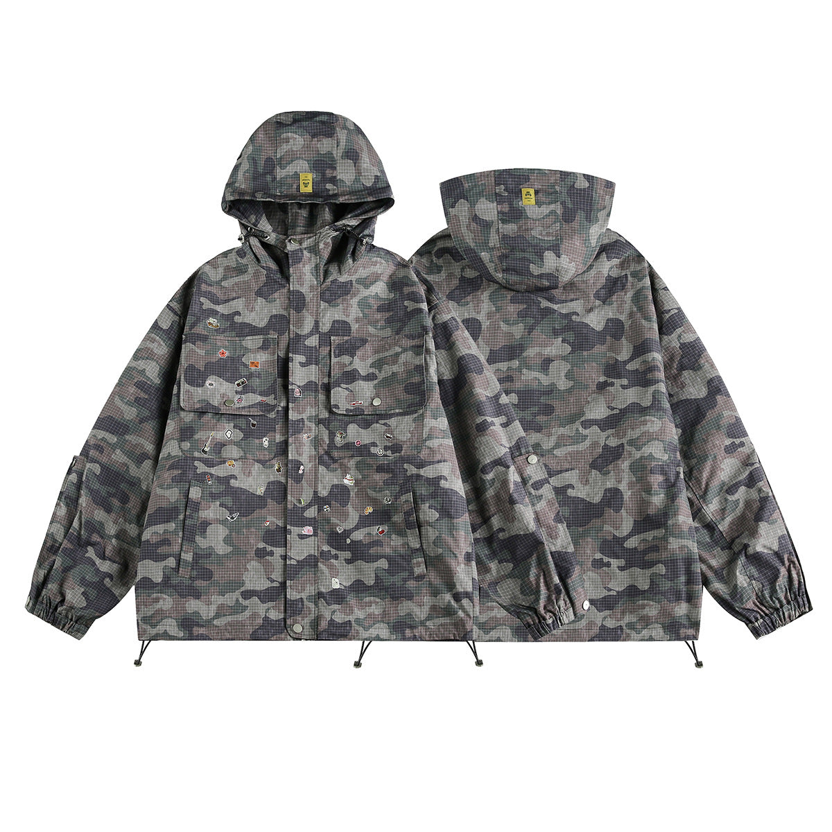 Veste camouflage à capuche – Homme de l’Ombre