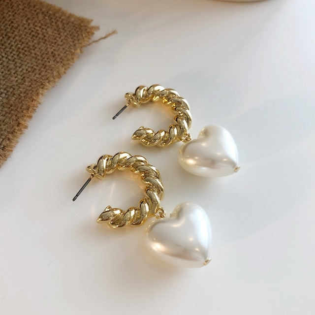 Le Cœur de la Marquise – Boucles d’Oreilles Baroques