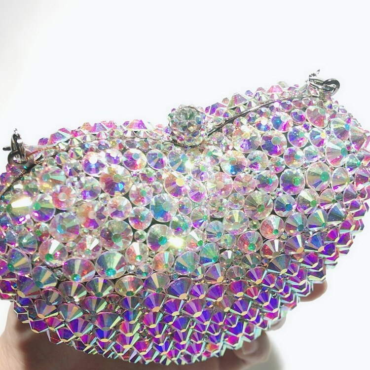 Minaudière Cœur de Cristal – Boudoir des Ombres