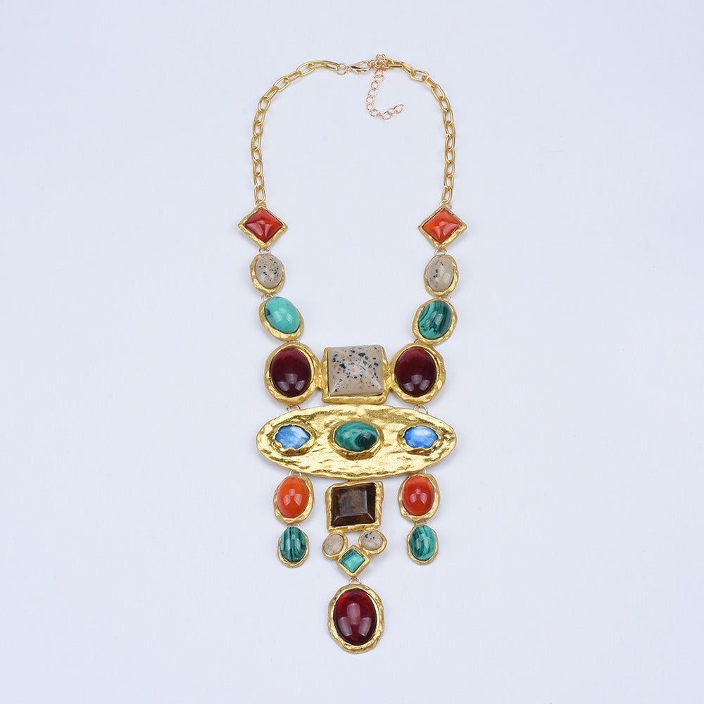Le Trésor de la Bohémienne — Collier Baroque Multicolore