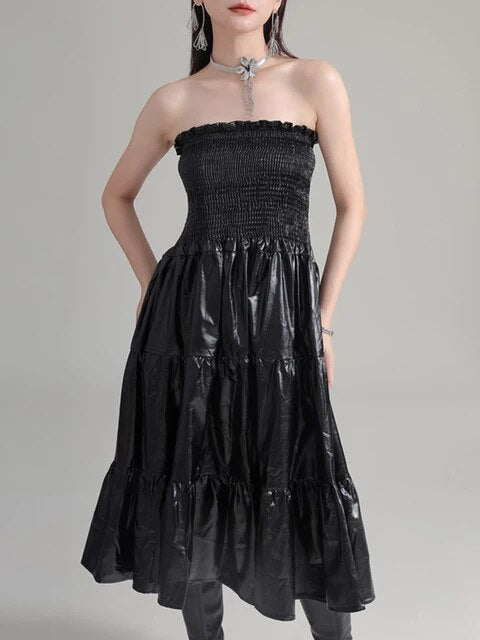 L’Exilée — Robe Noire des Anges Déchus