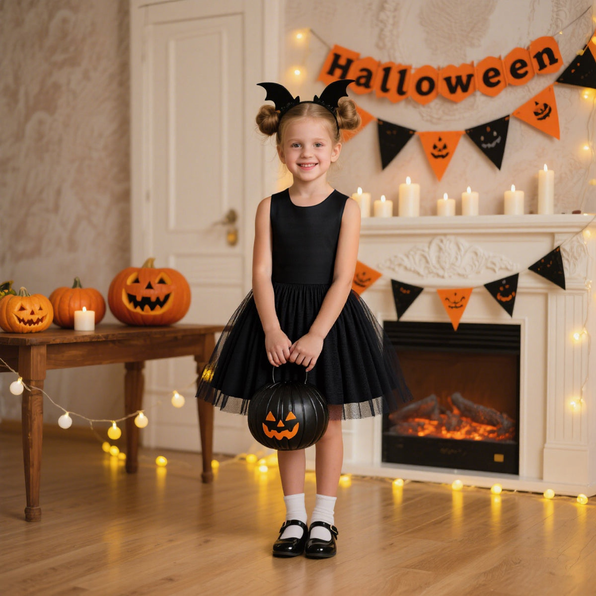 Une petite silhouette sortie tout droit des nuits d’octobre à Salem… 🎃🖤