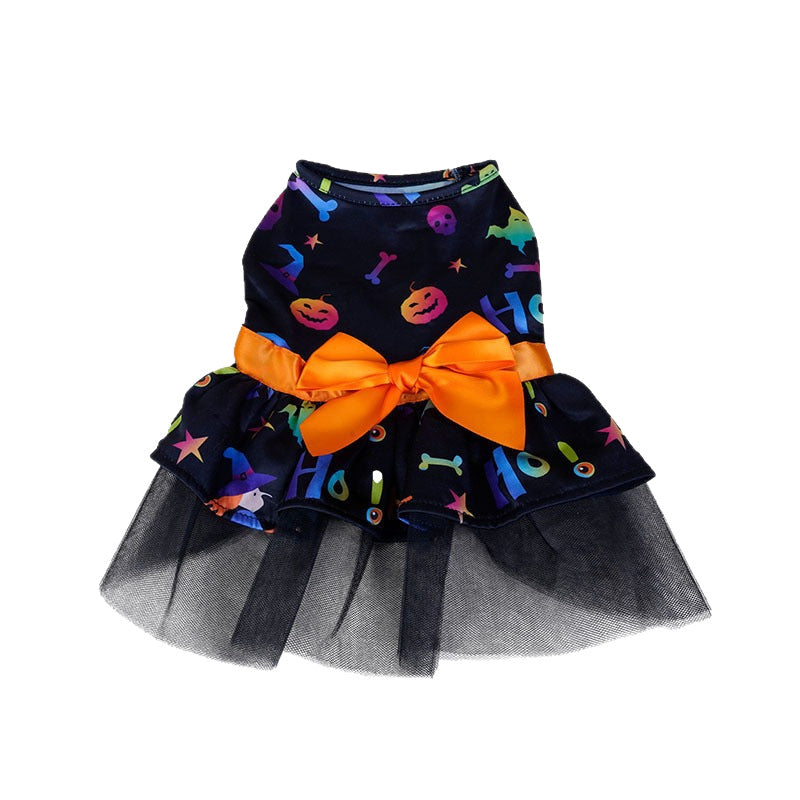 Petite Sorcière des Ombres – Robe Halloween pour Chien & Chat