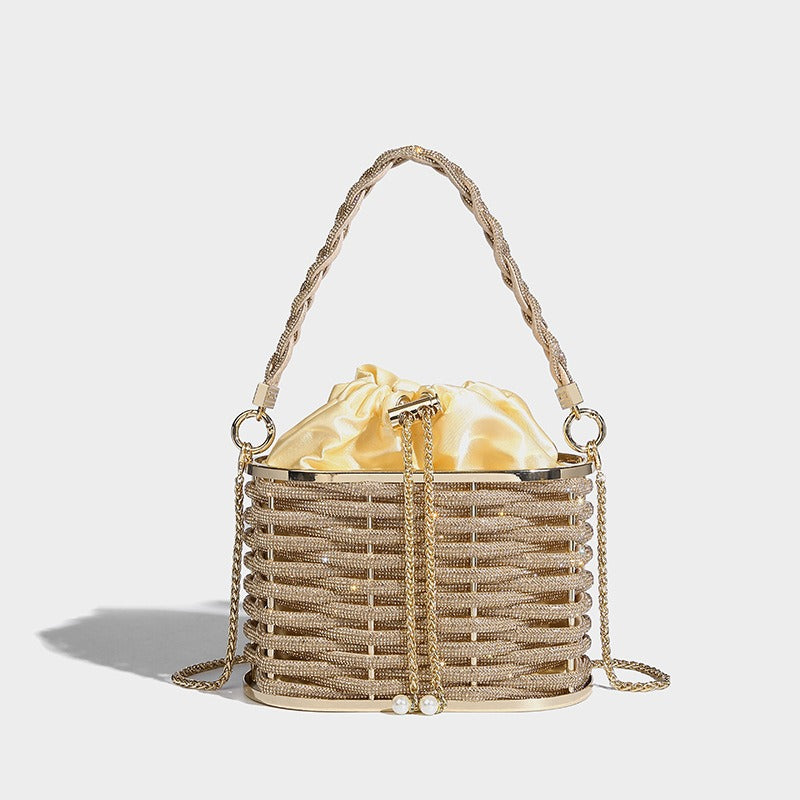 Minaudière Cage Enchantée – Sac Bijou Scintillant