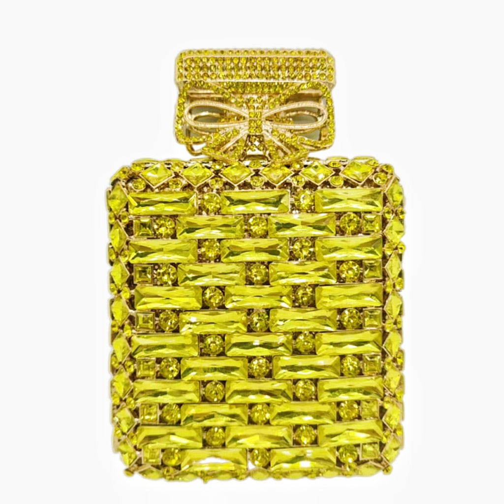Minaudière Flacon de Minuit – Sac bijou en cristaux