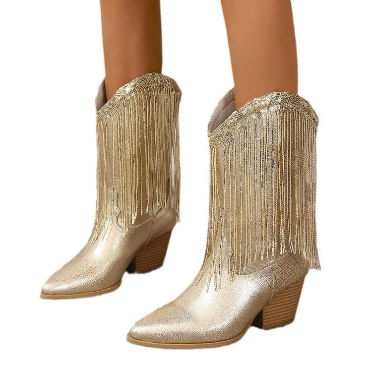 Bottes Western à Franges – Éclat Nomade