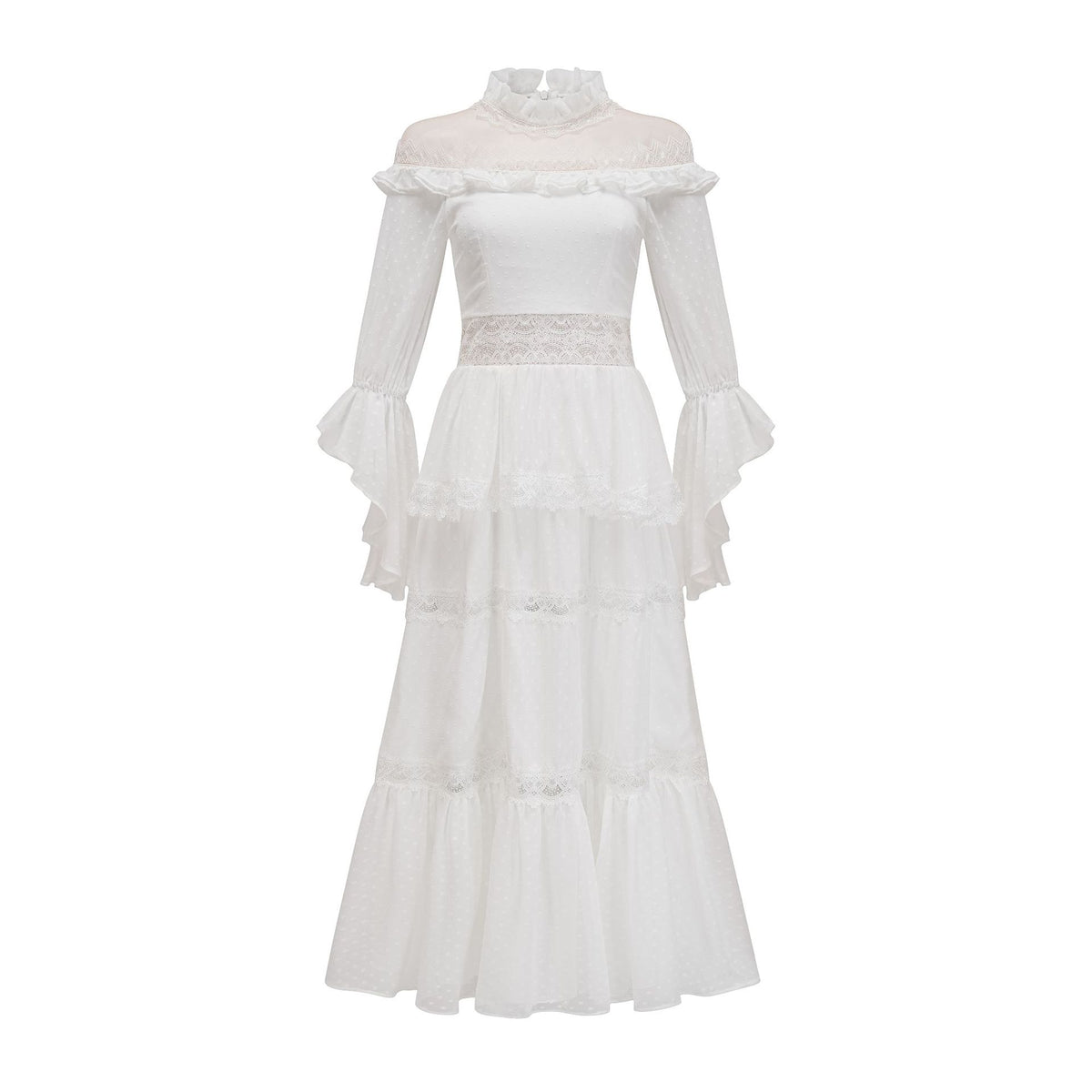 🖤 Robe gothique victorienne « L’Apparition » – Noire ou Blanche
