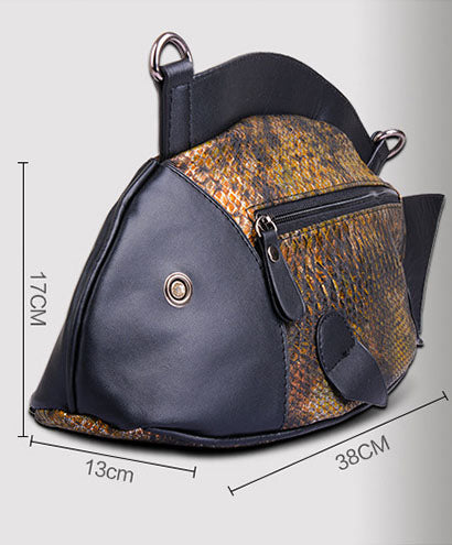 Sac Poisson des Abysses – Bandoulière 3D