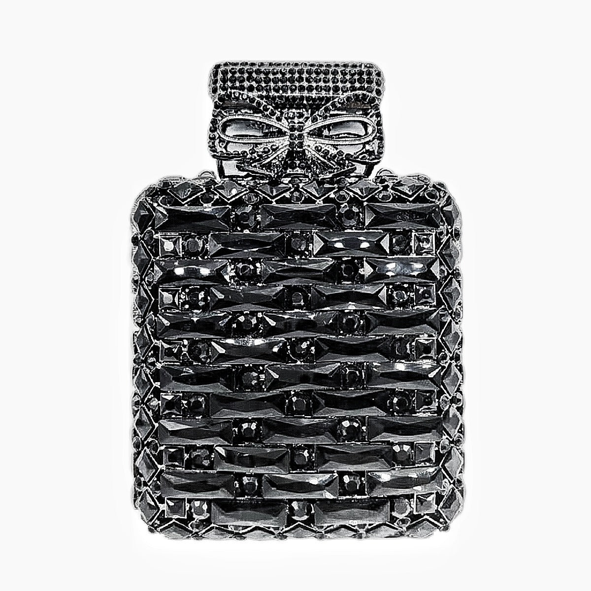 Minaudière Flacon de Minuit – Sac bijou en cristaux
