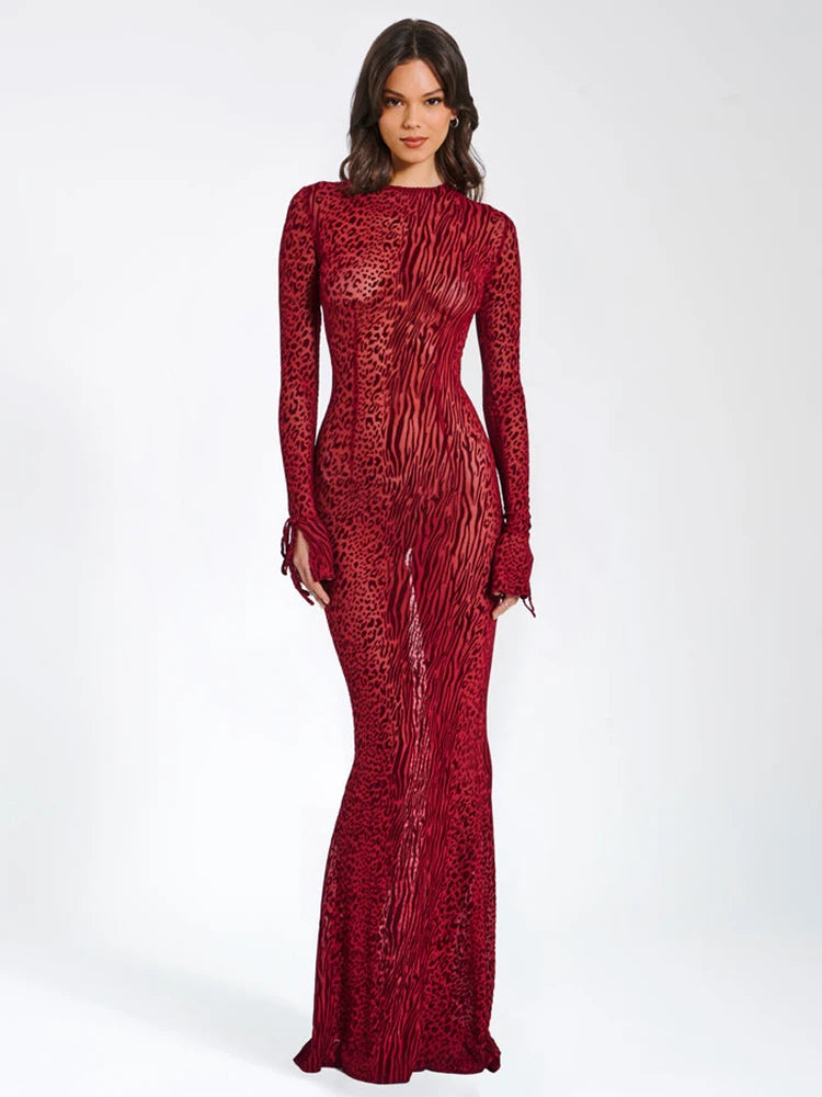 Scarlet Vampire Dress – Lace of the Night 🩸🖤