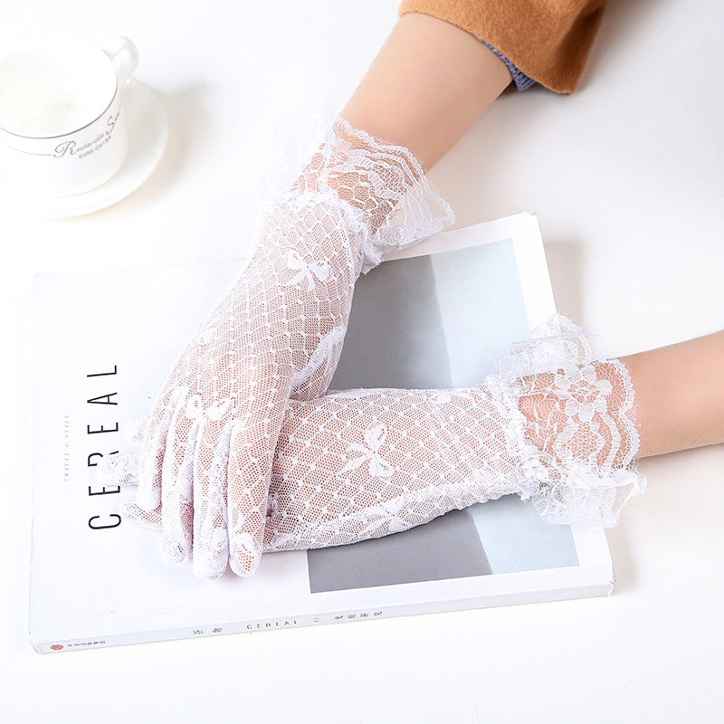 Gants de Dentelle Voile de Minuit – Dark Bride