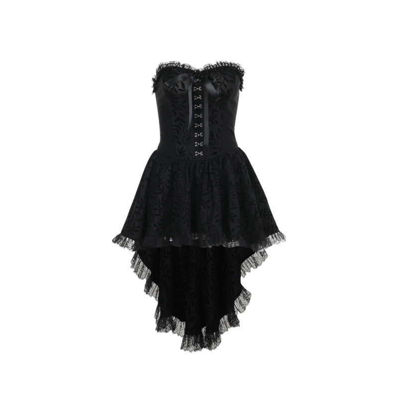 Robe Corsaire des Abysses – Corset & Dentelle Noire