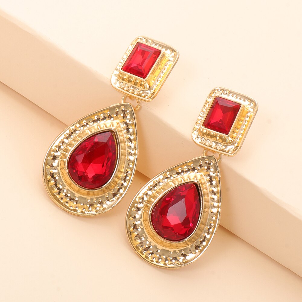 Les Larmes de la Diseuse de Bonne Aventure — Boucles d’Oreilles Cristal