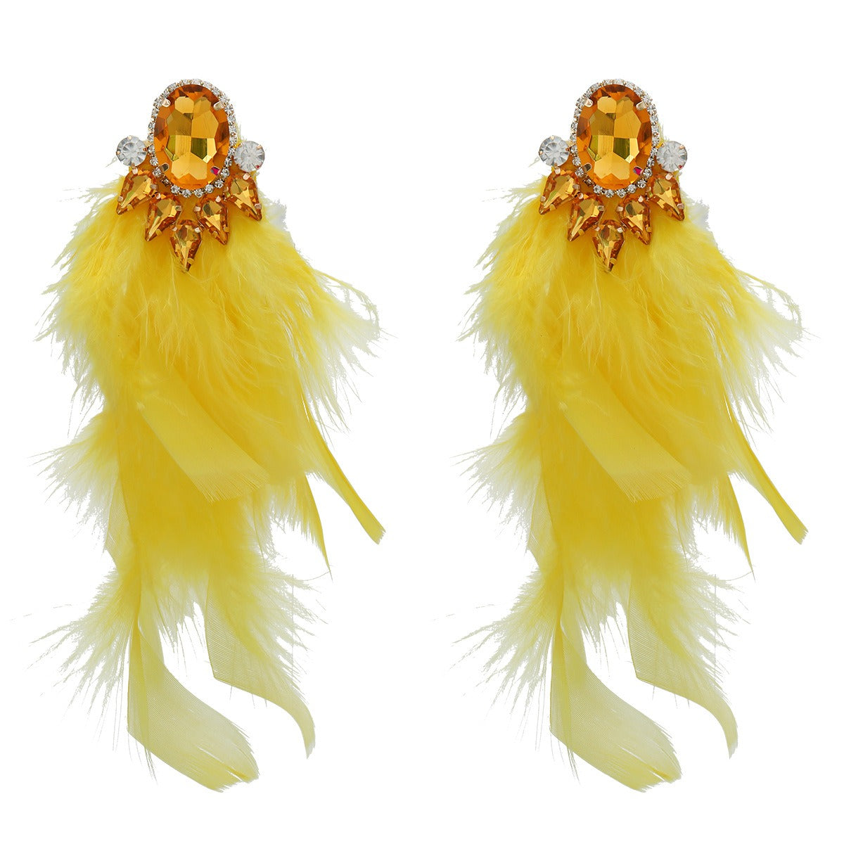 Boucles d’Oreilles Plumes Rituel de Bourbon Street