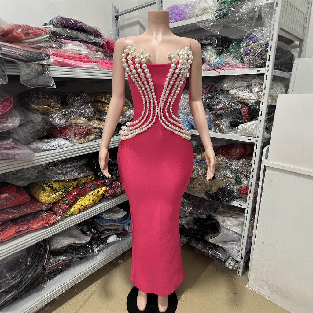 Robe Perles du Boudoir – Silhouette Couture