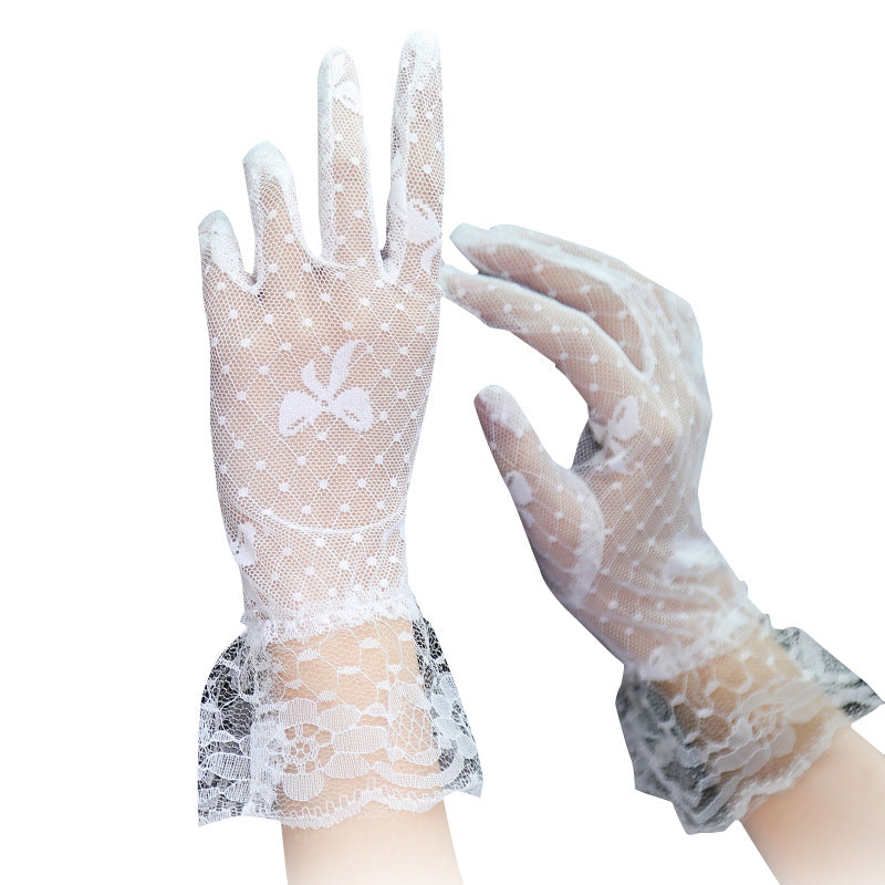 Gants de Dentelle Voile de Minuit – Dark Bride