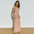 Éclat des Abysses — Robe Sirène en Tulle & Strass