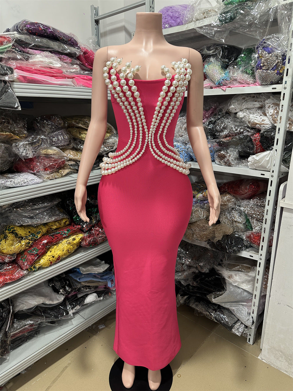 Robe Perles du Boudoir – Silhouette Couture