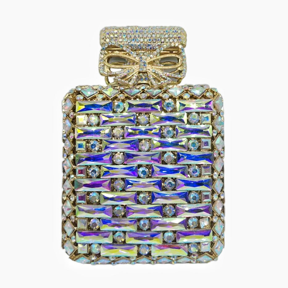 Minaudière Flacon de Minuit – Sac bijou en cristaux