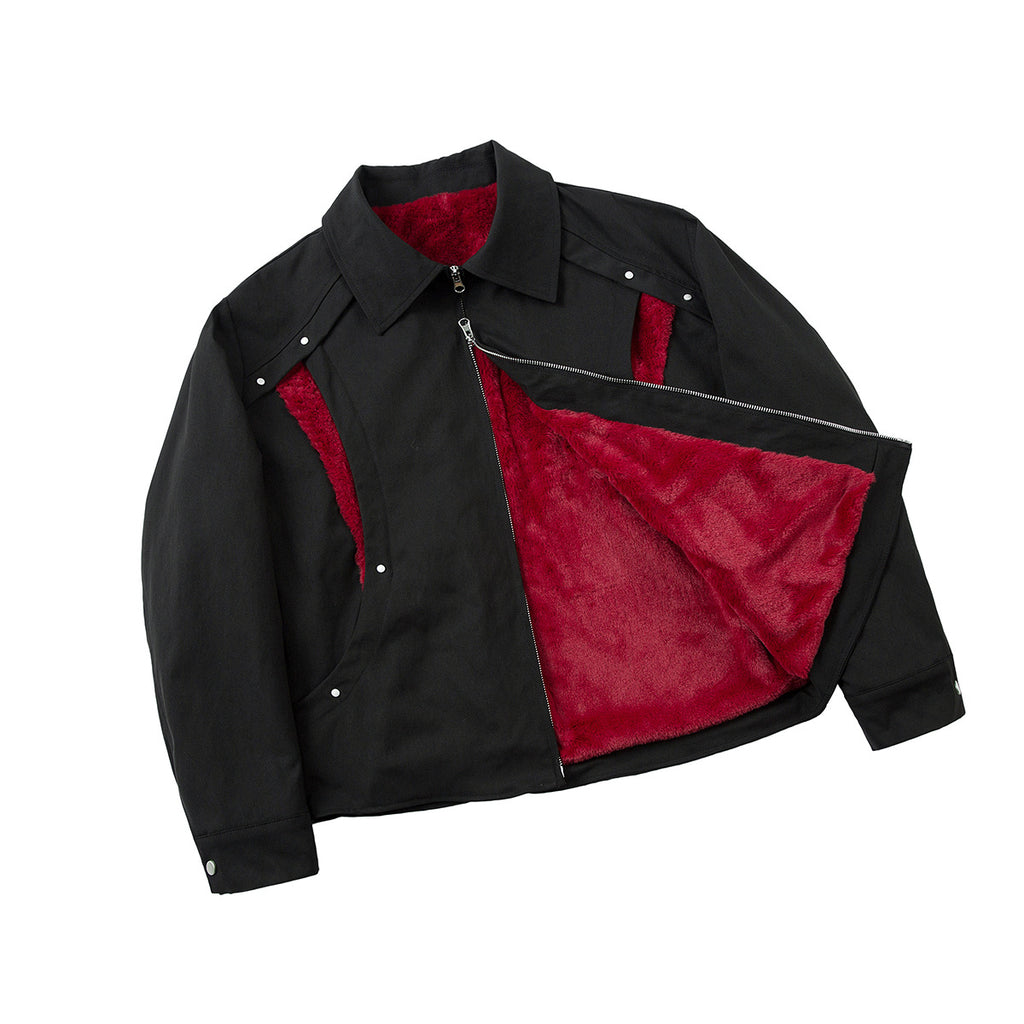 Veste Homme Sang Noir – Noir & Rouge