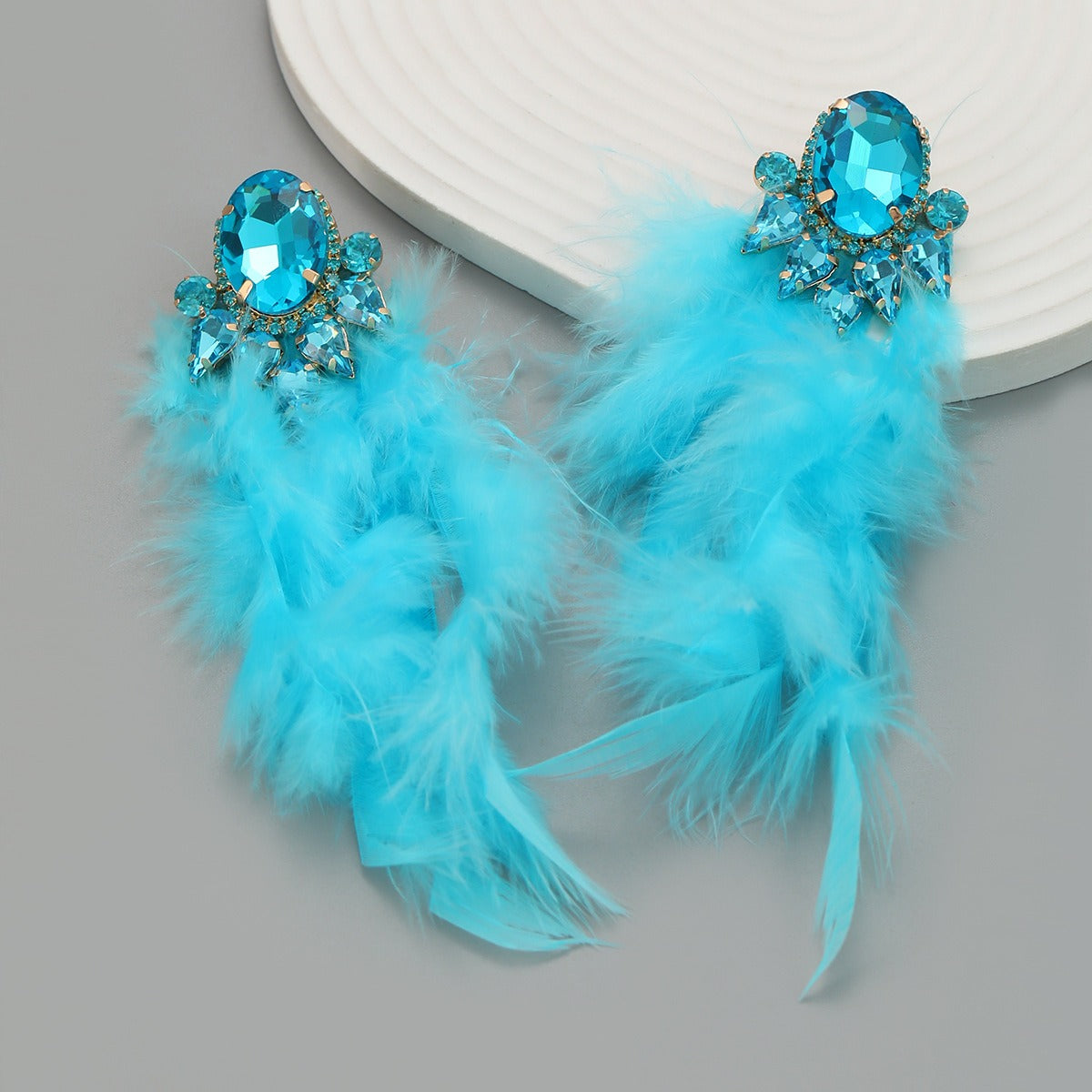 Boucles d’Oreilles Plumes Rituel de Bourbon Street