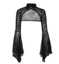 Robe Gothique Noire & Boléro Chauve-Souris