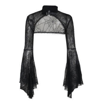 Robe Gothique Noire & Boléro Chauve-Souris