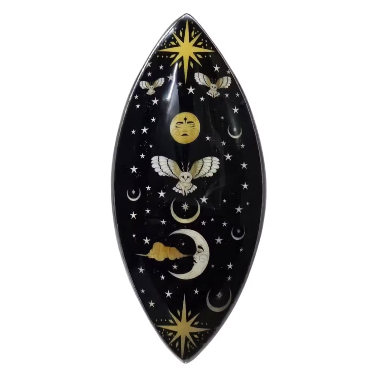 Veilleuse des Astres – Coupelle à Encens Hibou & Lunes