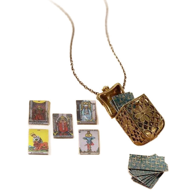 Le Tarot Secret — Collier Médaillon Mini Tarot