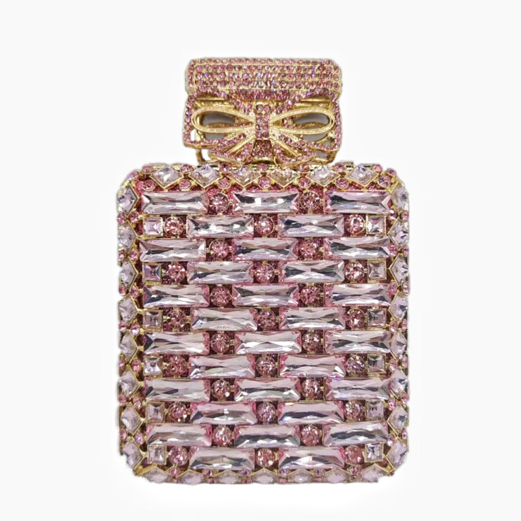 Minaudière Flacon de Minuit – Sac bijou en cristaux