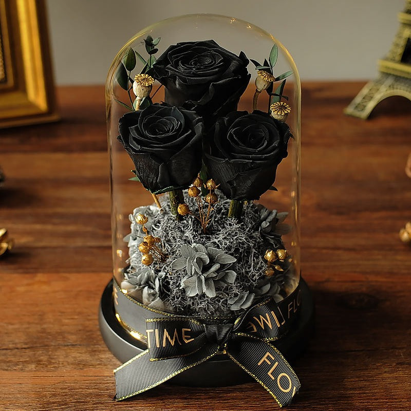 La Rose des Noces Éternelles — Rose sous Cloche