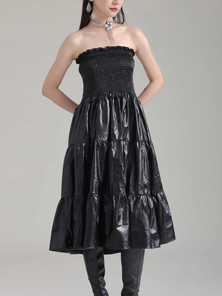 L’Exilée — Robe Noire des Anges Déchus