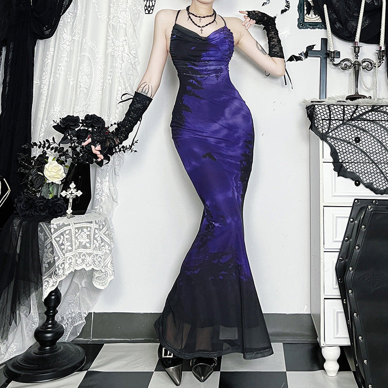 Robe Sirène Violet Nocturne – Dark Forest